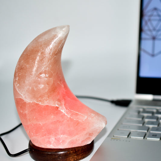 Himalayan Salt Moon Lamp