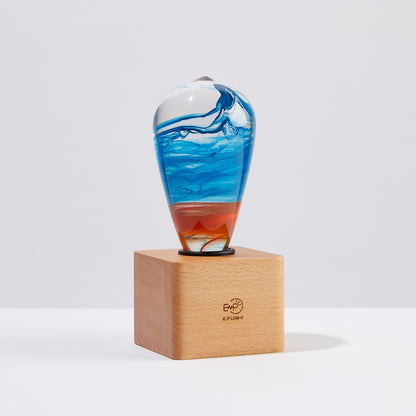 Table Lamp - Fire-Inspired LED Bulb with Various Base Options