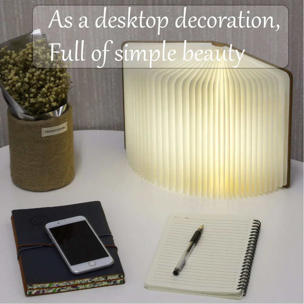Portable LED Book Decor Night Light - Illuminate Your World, Your Way