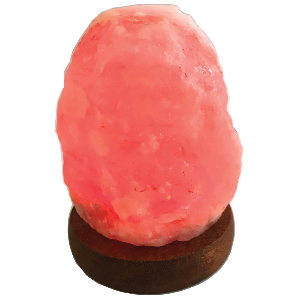 Red USB Himalayan Pink Salt Lamp - Soothing Glow for Your Space