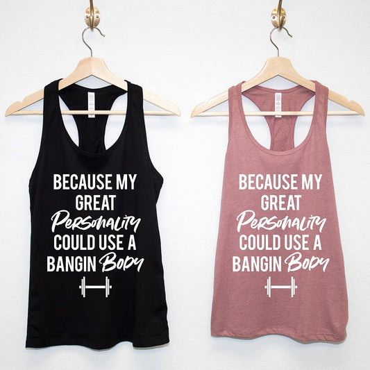 Bangin Racerback Tank Top - Flaunt Your Personality and Style