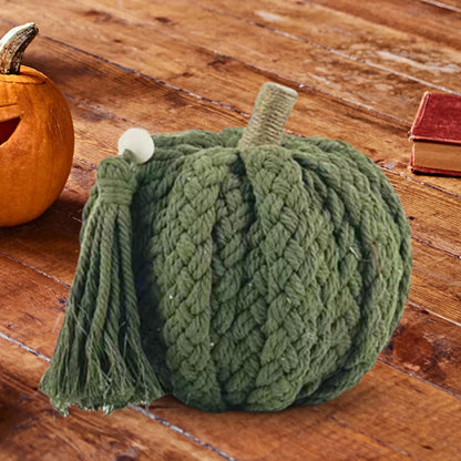 Rustic Harvest Cotton Pumpkins | Cozy Thanksgiving & Fall Home Decor | Handwoven Autumn Centerpieces