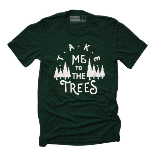 "To The Trees" Emerald Triblend Unisex T-Shirt