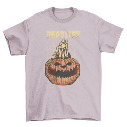 Pumpkin "Deadlift" Halloween T-Shirt