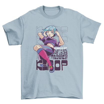 Otaku Beats Tee - For the Girl Who Loves Anime & K-Pop