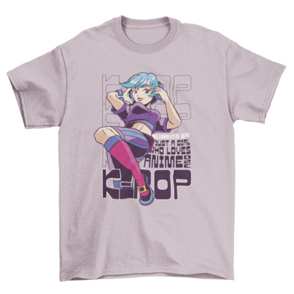 Otaku Beats Tee - For the Girl Who Loves Anime & K-Pop