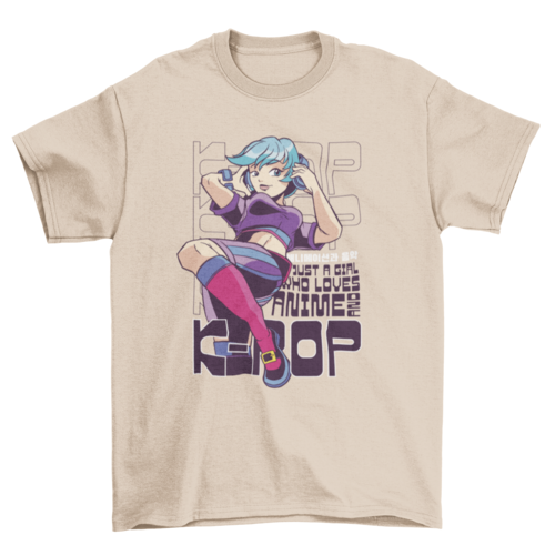 Otaku Beats Tee - For the Girl Who Loves Anime & K-Pop