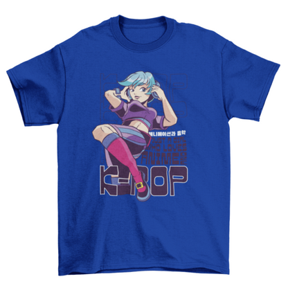 Otaku Beats Tee - For the Girl Who Loves Anime & K-Pop