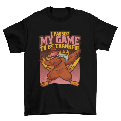 Gaming Turkey Thanksgiving T-Shirt