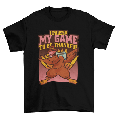 Gaming Turkey Thanksgiving T-Shirt