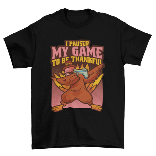 Gaming Turkey Thanksgiving T-Shirt