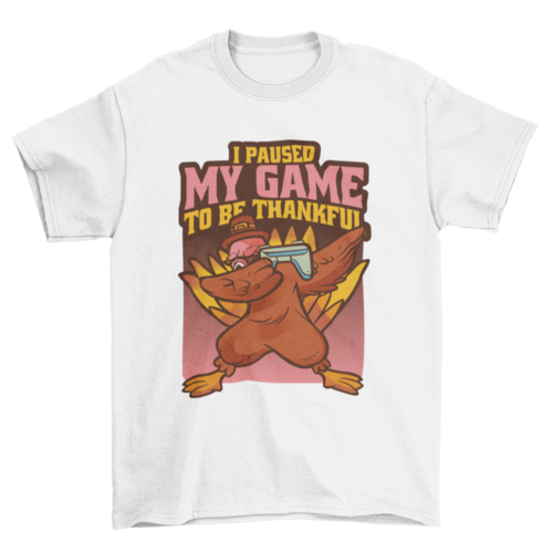 Gaming Turkey Thanksgiving T-Shirt