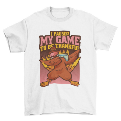 Gaming Turkey Thanksgiving T-Shirt