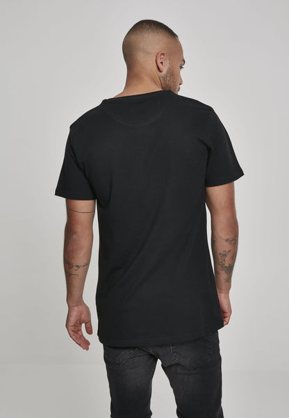 Iconic Wu-Tang Symbol Tee: Classic Black Short Sleeve Shirt