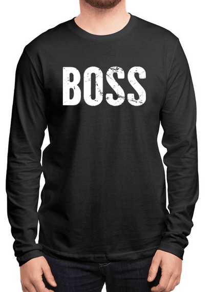 "Boss" Full Sleeves Men's T-shirt