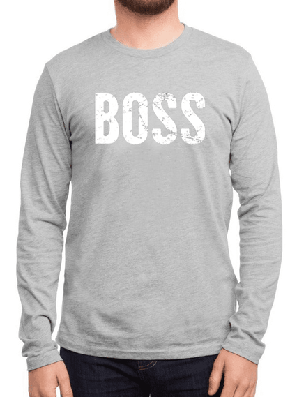 "Boss" Full Sleeves Men's T-shirt