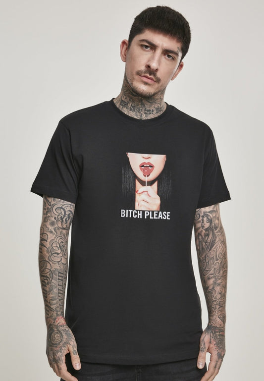 Unapologetic Attitude: "B!tch Please" Men's Black T-Shirt