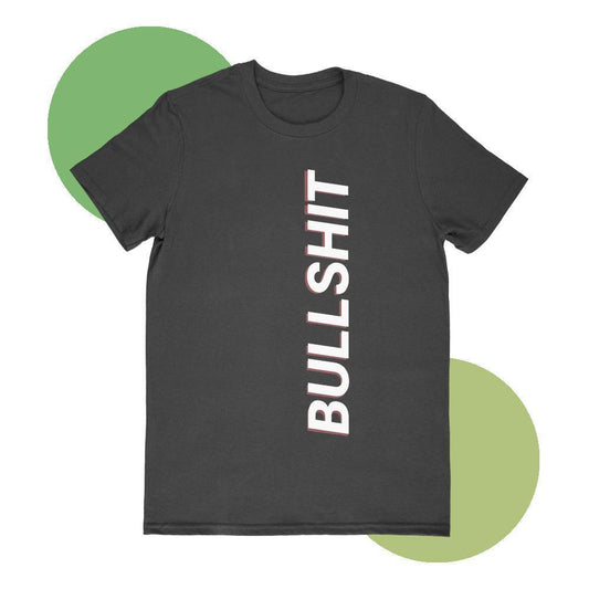 Bold Expression 'Bull Shit' Unisex Cotton Tee