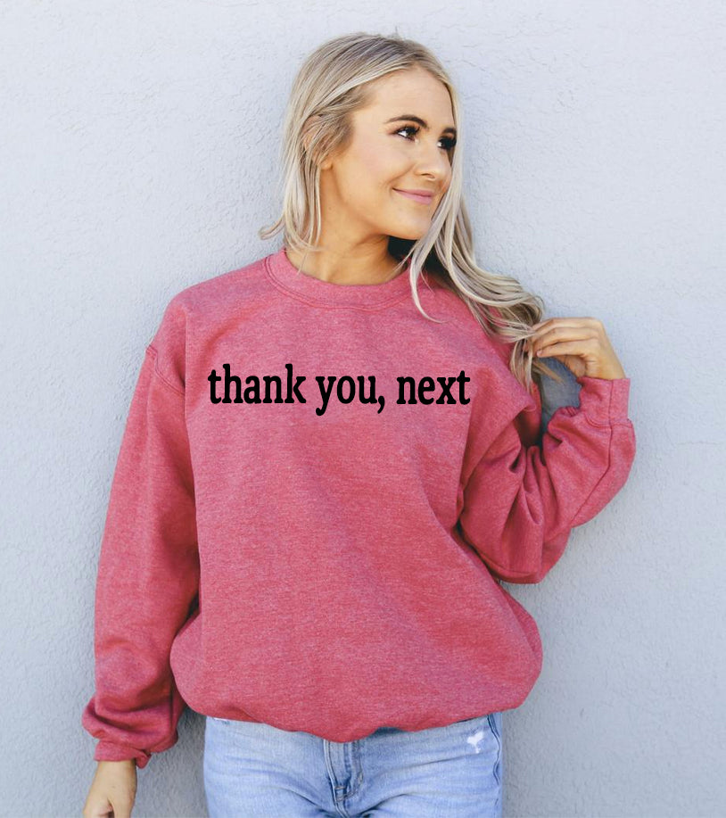 Chic "Thank You, Next" Unisex Sweatshirt