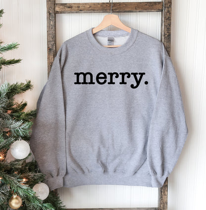 "Merry" Christmas Sweatshirt