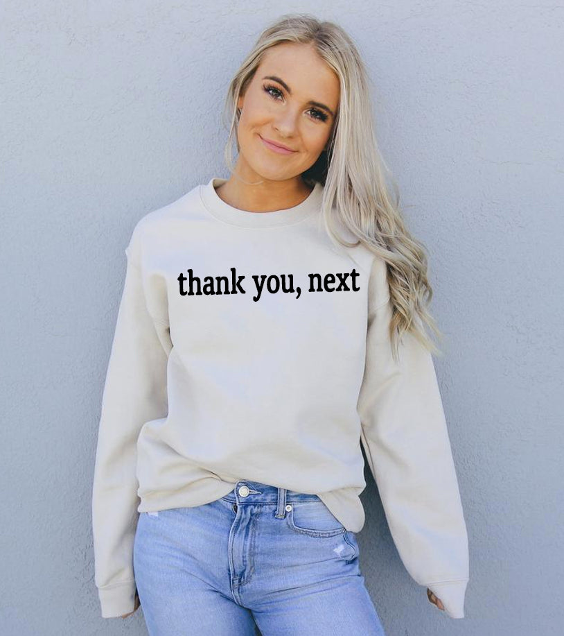 Chic "Thank You, Next" Unisex Sweatshirt
