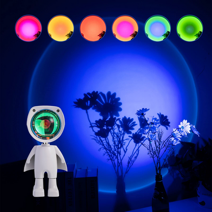 LED Robot Atmosphere Sunset Lamp Projector Light