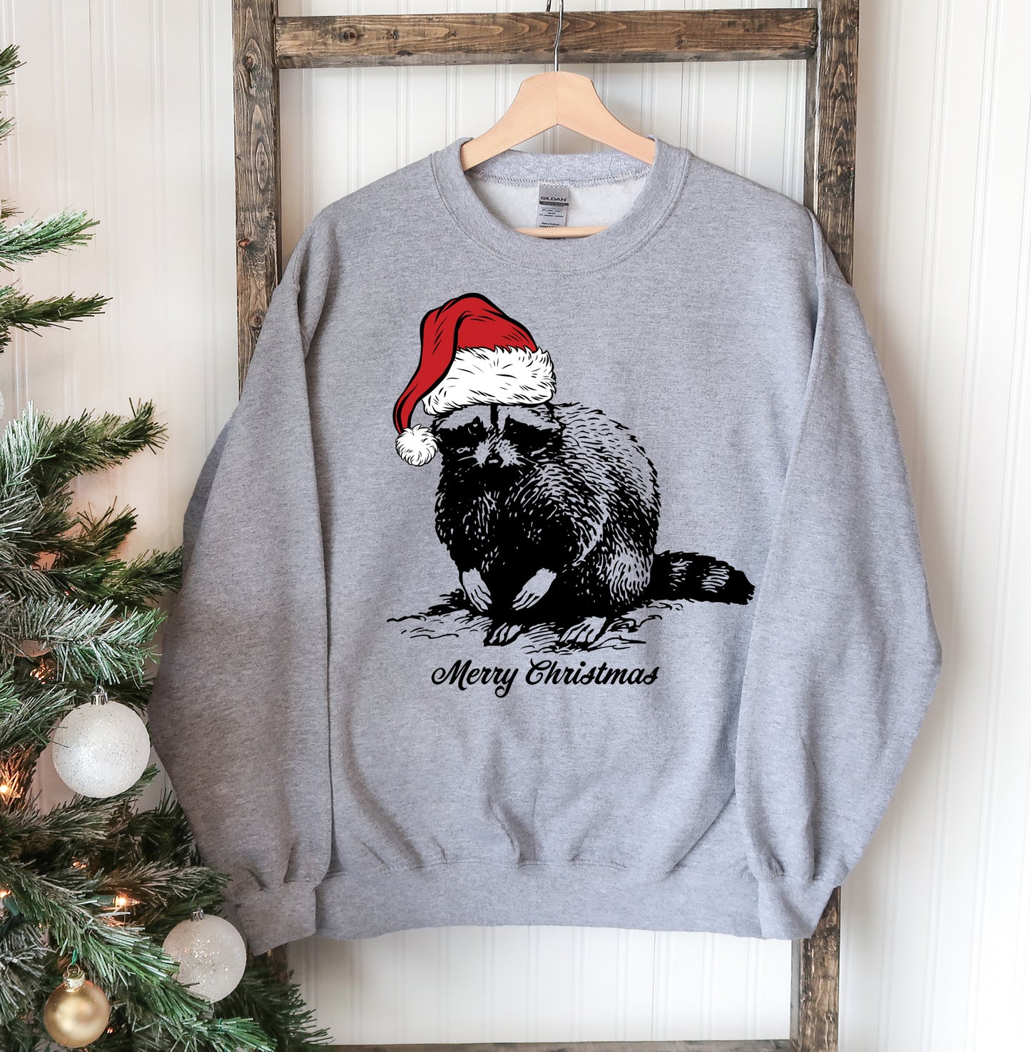 Racoon Christmas Sweatshirt