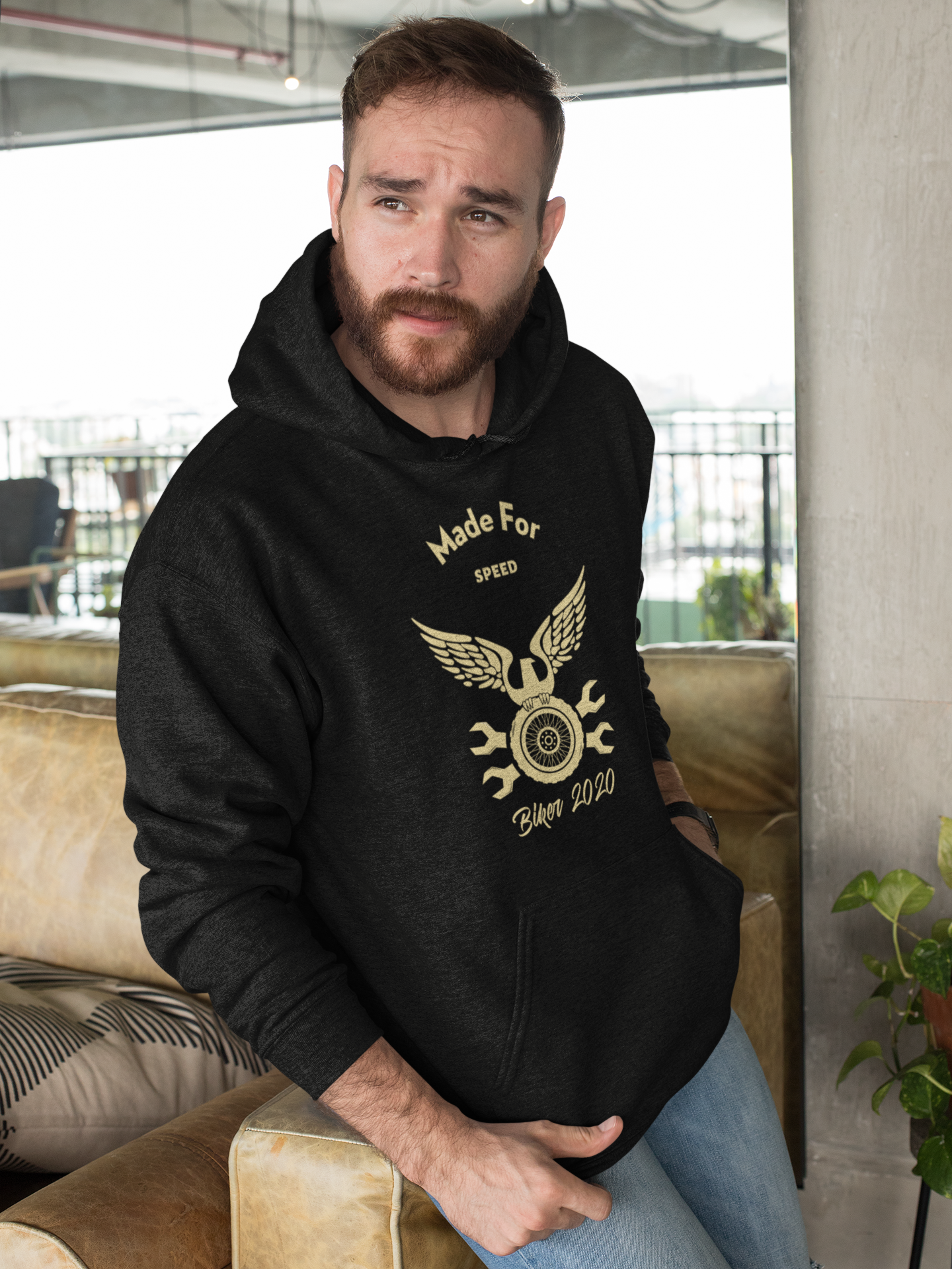 Casual Street Style: Made for Speed Hooded Sweatshirt