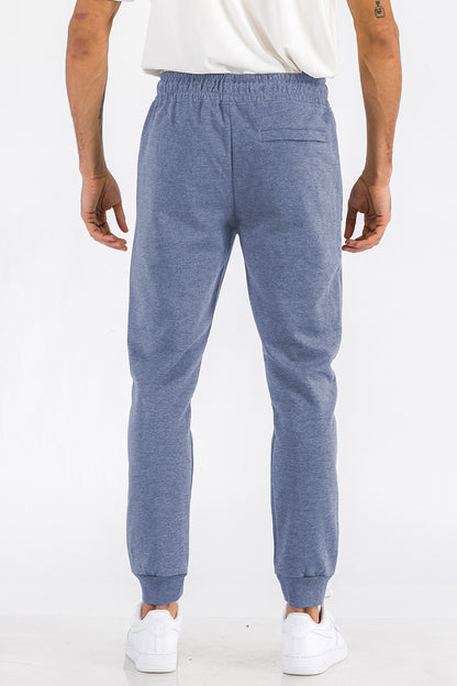Urban Comfort Men's Heathered Cotton Sweatpants - Style and Comfort Combined