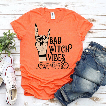 "Bad Witch Vibes" Halloween T-shirt