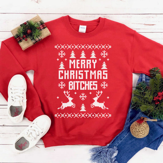 Merry & Bold - Festive Fierce Christmas Sweatshirt
