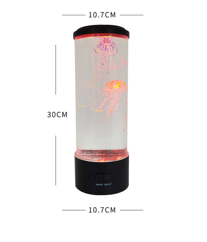 LED Tower Fantasy Jellyfish Lamp With Remote Control