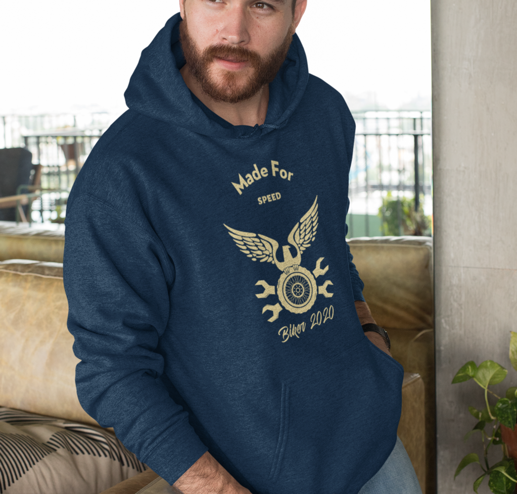 Casual Street Style: Made for Speed Hooded Sweatshirt