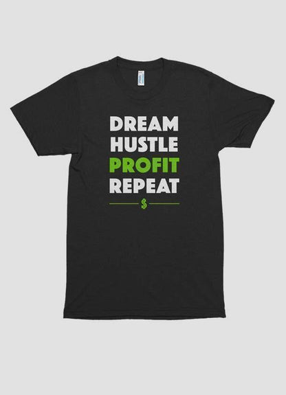 "DREAM, HUSTLE, PROFIT" Motivational Unisex T-shirt