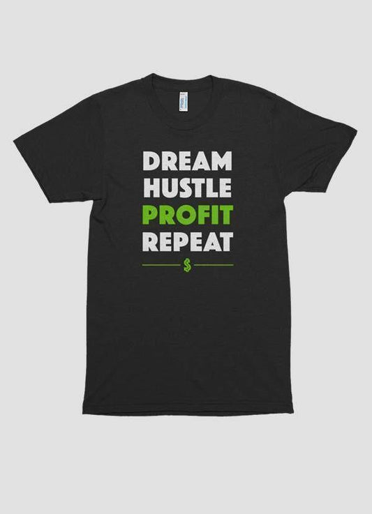 "DREAM, HUSTLE, PROFIT" Motivational Unisex T-shirt