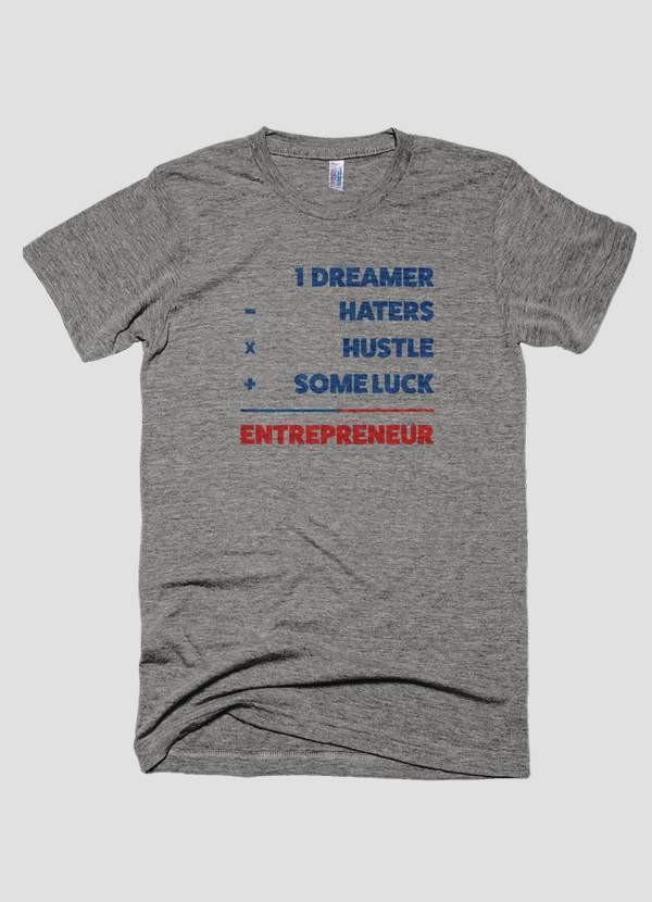 "DREAMER, HUSTLE, LUCK" Printed T-shirt