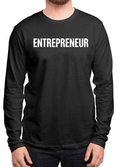 Dynamic Entrepreneur Full-Sleeve Cotton Tee - For the Go-Getter in You