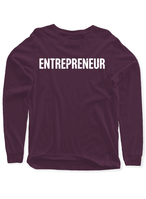 Dynamic Entrepreneur Full-Sleeve Cotton Tee - For the Go-Getter in You