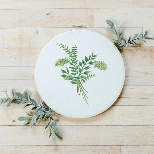 Lavender Faux Embroidery Hoop