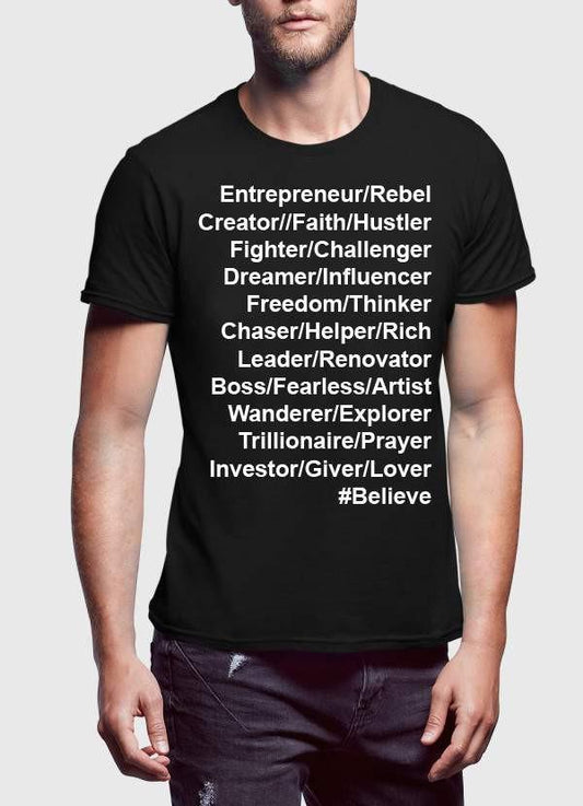 Ingredients of an Entrepreneur: Innovate, Lead, Thrive Men's T-shirt - Your Recipe for Success