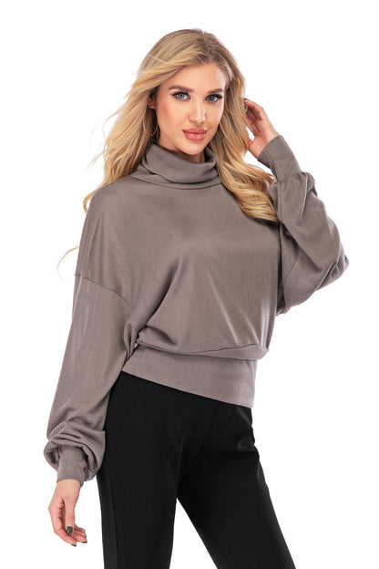 Calison Women's Turtleneck Long-Sleeve Pullover Sweater
