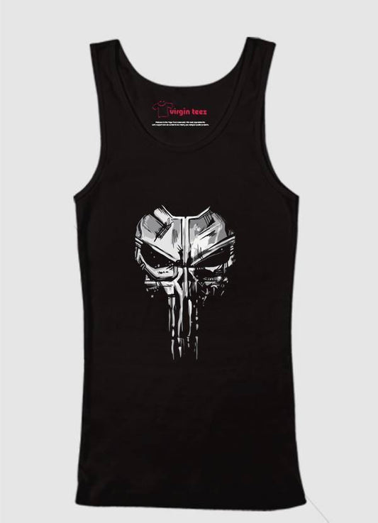 Rebel Edge Men's Skull Cotton Tank Top - Bold and Fearless