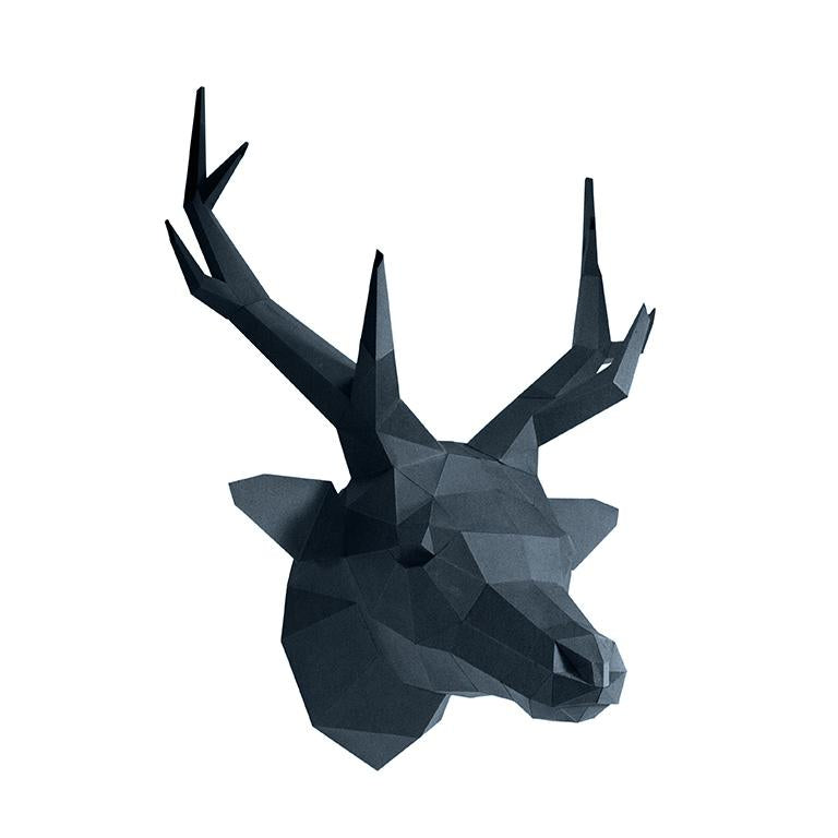 Deer Head 3D Wall Art - Grey Sapphire Limited Edition