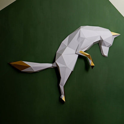 Fox Pounce 3D Wall Art
