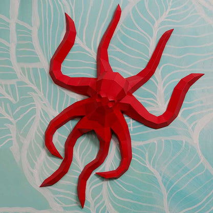 Octopus 3D Wall Art