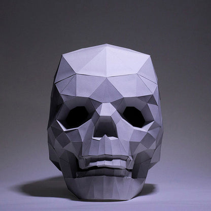 Low Poly Skull 3D Paper Craft