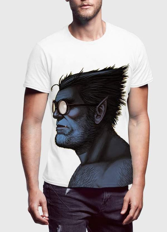 Ferocious Spirit 'Beast Portrait' Men's Cotton Tee