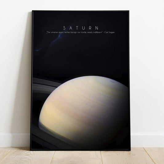 SATURN Poster: Admire the Beauty of the Ringed Planet