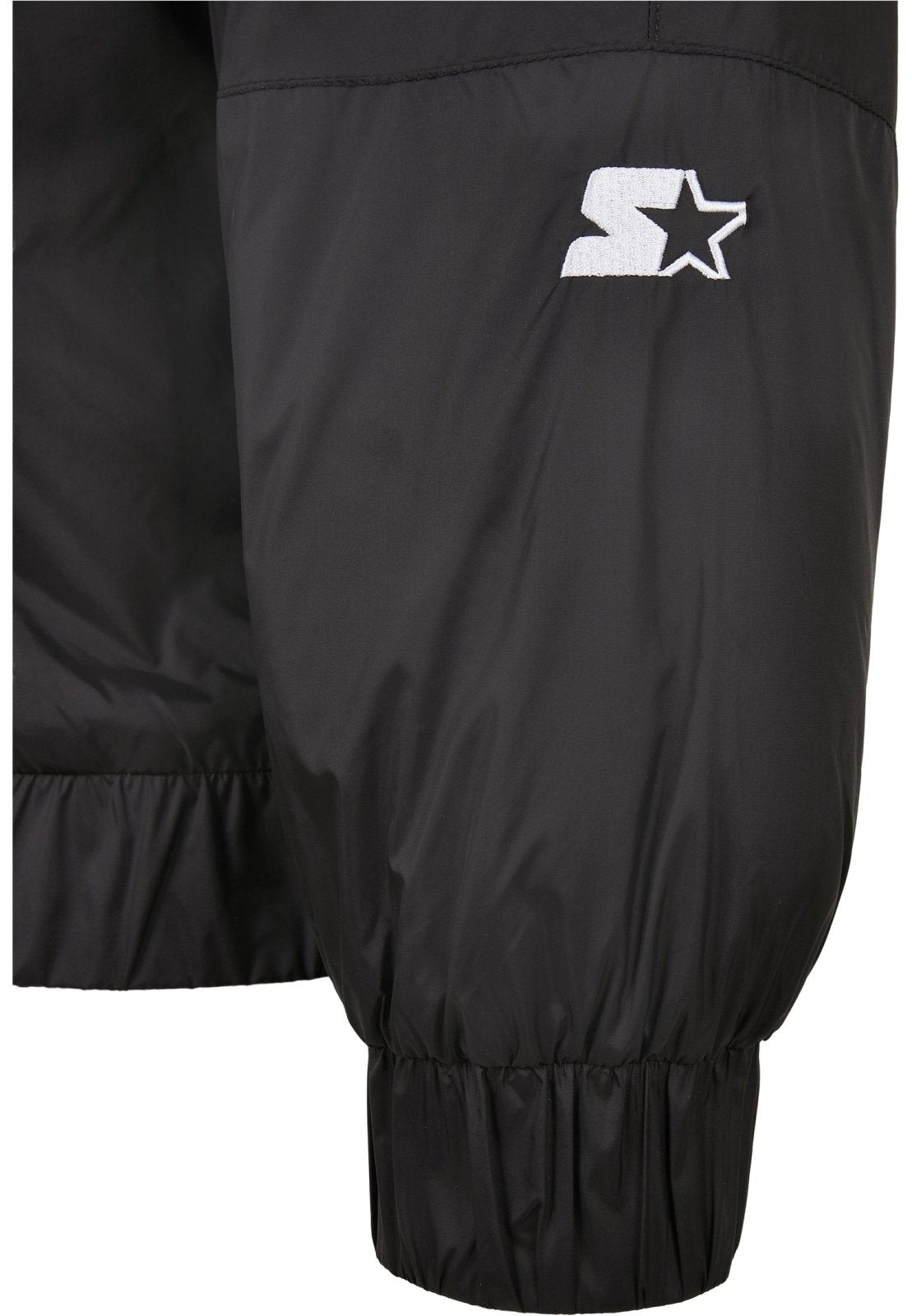 Sleek Resilience 'Starter' Black Windbreaker Jacket