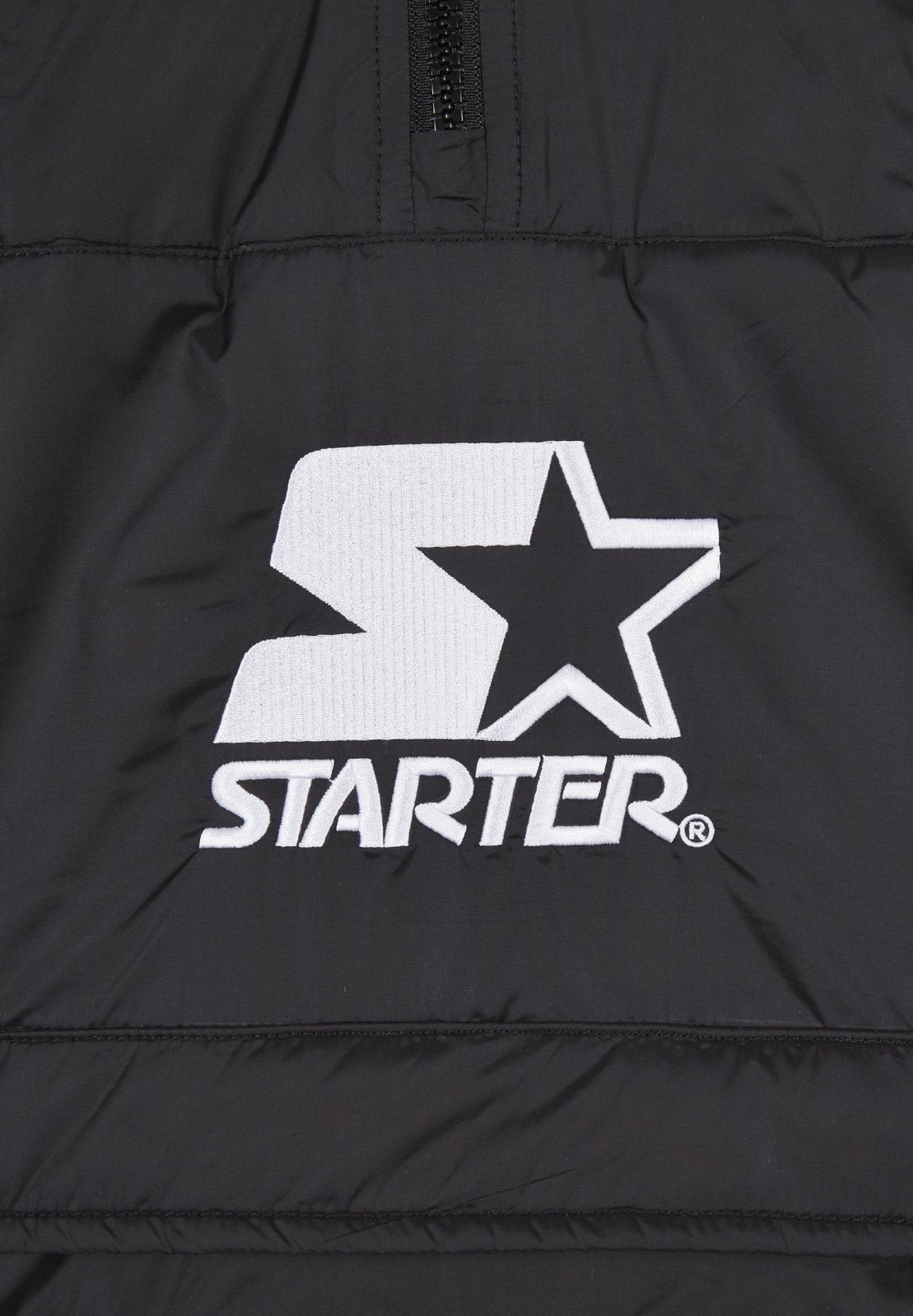 Sleek Resilience 'Starter' Black Windbreaker Jacket